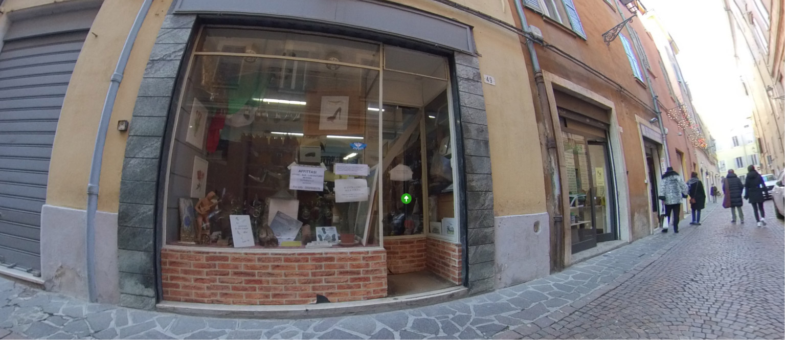 Foto dell'esterno del Calzolaio Pezzuto